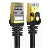 Cable Ethernet Cat 8 De 40 Pies Blindado, Para Interiores Y