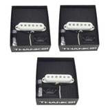 Kit 3 Captadores Malagoli Custom Dallas Brancos P/ Guitarra