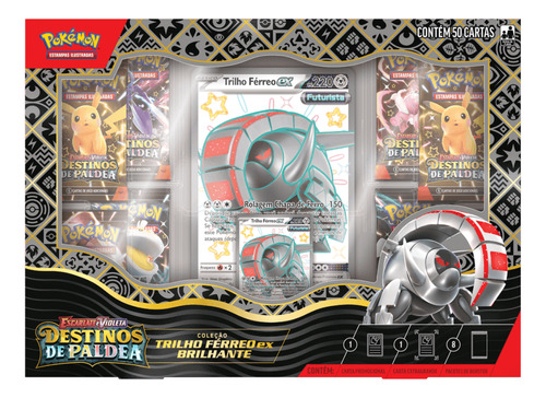 Pokémon Box Destinos De Paldea Charizard Presa Trilho Ferreo