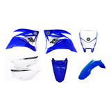 Kit Carenagem Xtz 250 Lander 2015 Azul Com Adesivo