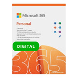 Microsoft 365/office Personal-1usuario-1 Año-5 Dispositivos 
