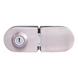 Chapa Brüken Para Puerta De Cristal Acero Inoxidable Brk572 Color Satin