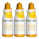 Kit C/3 Óleo De Banana Diluente P/ Esmalte 90ml Beira Alta