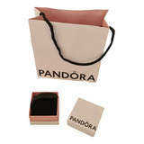 1 Caja Y Bolsa Pandora Para Anillo,  Aretes,  Charm