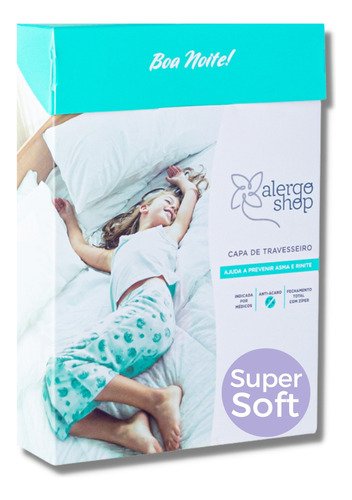 Capa De Travesseiro Antialergica Super Soft Da Alergoshop