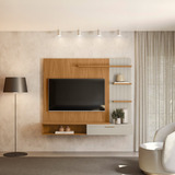 Painel Para Sala De Estar Home Montreal Nature/off Jd