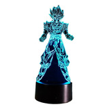 Vegito Dragón Ball Lampara Ilusión 3d 