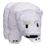 Boneco De Pelúcia Minecraft Urso Branco