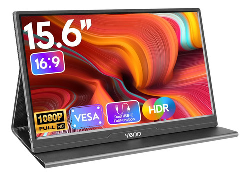 Vedd® Monitor Portátil 15.6'' 1080p Hdr Pantallas Lcd