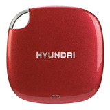 Hyundai Unidad Externa De Estado Sólido 512gb Roja Usb-c Color Rojo