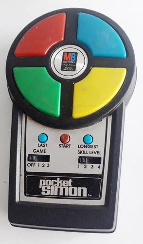 Pocket Simon De Milton Bradley 1980 Con Detalle No Envio C1