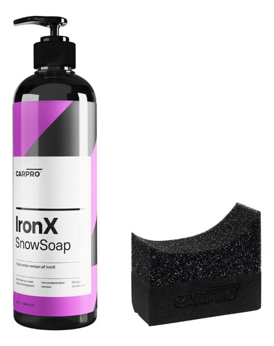 Carpro Kit Iron X Snow Soap 500ml Y Aplicador Curvo