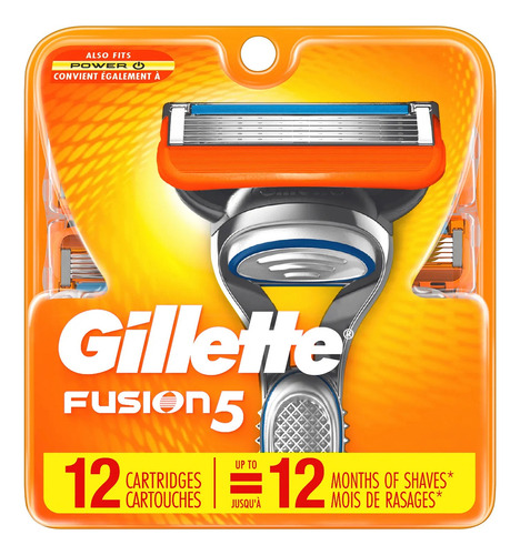 Gillette Fusion5 Power Proglide Shield Skinguard 12 Cartucho