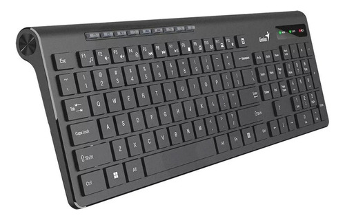 Teclado Genius Slimstar 7230 Inalámbrico Español Wireless Color Del Teclado Negro Idioma Español España