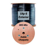 Cable Utp Cat6 Uso Exterior Aleación 305 Metros