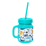 Taza Jarro Termico Plastico Vaso Doble Pared Estampado X20un