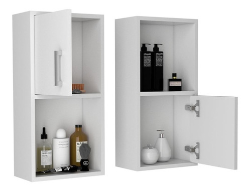 Mueble Auxiliar Bath X2, Blanco