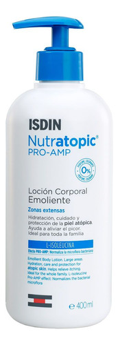 Isdin Nutratopic Pro Amp Loción Emoliente Hidratante Pieles Secas Atópicas