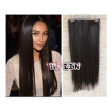 Cabelo Aplique Tic Tac Cor 2# Castanho Escuro Liso Organico