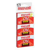 Casetes Maxell 298016 Mini Dv, 3 Unidades