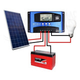 Controlador Solar 60a Mppt, Display Lcd Usb Duplo