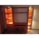 Mueble Tv Modular Con Luces Biblioteca - Calidad Premium