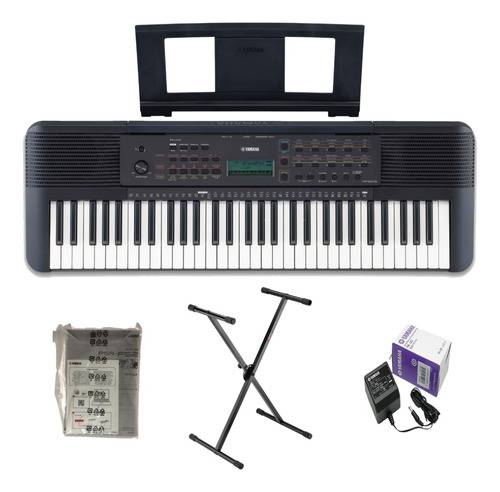 Kit Teclado Yamaha Psr-e273 Con Base