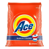 Ace Detergente Blancos Y Colores Caja Con 10 Pzs De 600 Gr