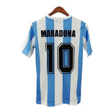 Camiseta Argentina Maradona 10 Mundial 1986 Original