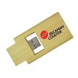 Pendrive Madera 8gb Rotativo Madera Imprimible Sin Impresion