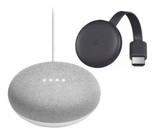 Google Chromecast 3 + Home Mini Gris - Bestmart