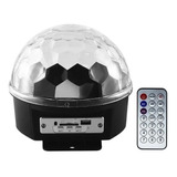 Esfera Audio Ritmica Leds Entrada Usb Control Remoto 