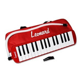 Flauta Melodica Piano 32 Notas Leonard + Funda Colegio 