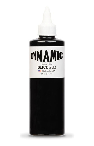 Dynamic Tinta Para Tatuar Negro Black 8oz