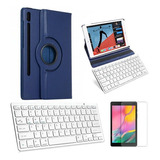 Capa/teclado/pel Para Galaxy Tab S6 Sm T860/t865 10,5  Azul