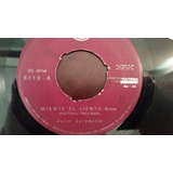 Vinilo Single De Julio Jaramillo  Miente El Viento( L L132