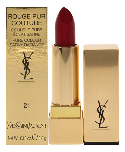 Lápiz Labial Yves Saint Laurent Rouge Pur Couture Colour 21