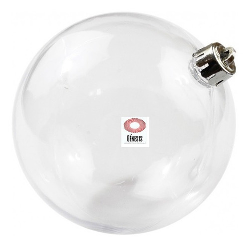 Bolas Esferas Navideñas 7cm Para Personalizar Transparente
