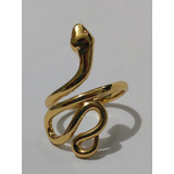 Anillo De Serpiente Dorado