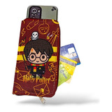 Billetera Dama Portacelular Harry Potter Generico Personal
