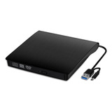 Lector/grabador De Cd/dvd Usb Dual C/a / Mod. Ut- Rd12x Utek Color Negro