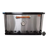 Horno Pizzero Pastelero Tecno 6 Moldes Acero Inox. Premium