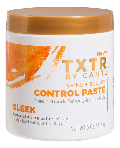 Cantu Txtr Sleek Shine Sculpt - Pasta De Control, 6 Onzas