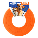 Nerf Dog Flyer Atómico De 10 Pulgadas, Color Naranja