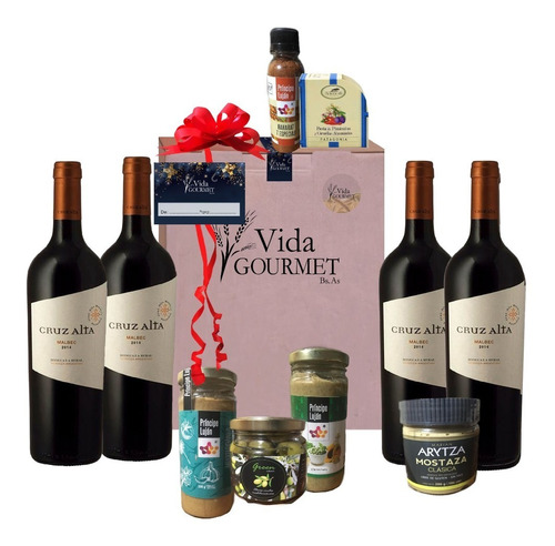 Estuche La Rural Regalo Empresarial Box De Vinos Regalos Kit