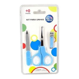 Kit Manicure Baby Bebê Menino Menina Tesoura Cortador Lixa