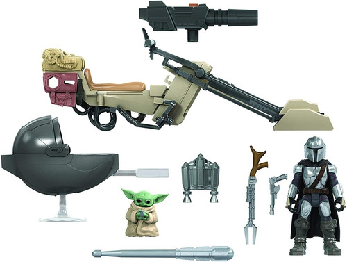 Star Wars Mission Fleet Speeder Bike The Mandalorian Hasbro