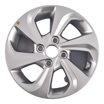 Rin De Aluminio Grand I10 2016-2022 Hyundai 52910b4570cs Hyu Plateado