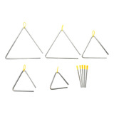 Instrumento Triangular Con Percutor Triangle Bell Metal, 5 J