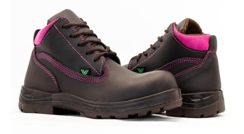 Bota Dieléctrica Van Vien  Lady Café  Con Casquillo Dama